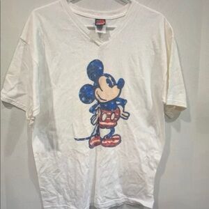 Disney Mickey Mouse Tee - White and Blue